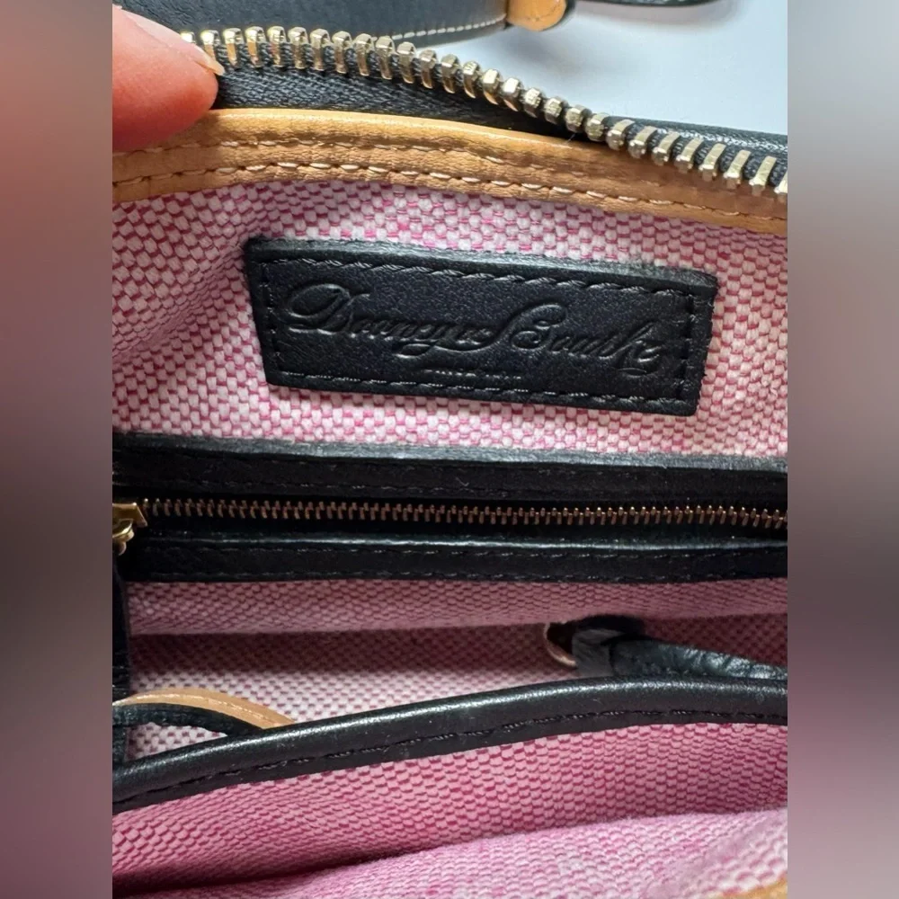 Dooney & Bourke small black pebbled leather hobo shoulder NWOT